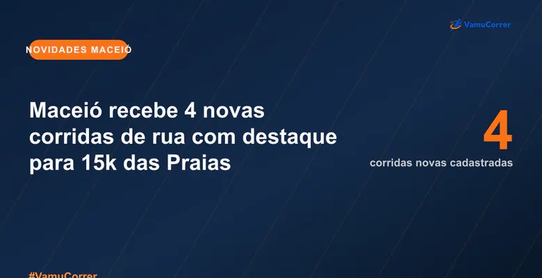 Maceió recebe 4 novas corridas de rua com destaque para 15k das Praias